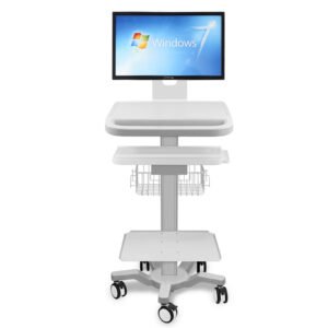 CRF 5-Caster Silent Wheel Integrated Office Computer Cart （Model CA16Z025）