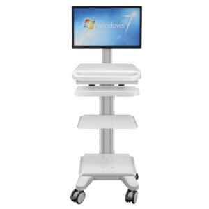 CRF 4x4-inch Silent Wheel Integrated Office Computer Cart（Model CA18Z115）