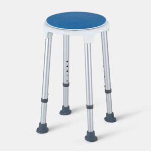 Modern Adjustable Shower Seat - Durable Aluminum Safety Stool for Elderly Care & Disability Support