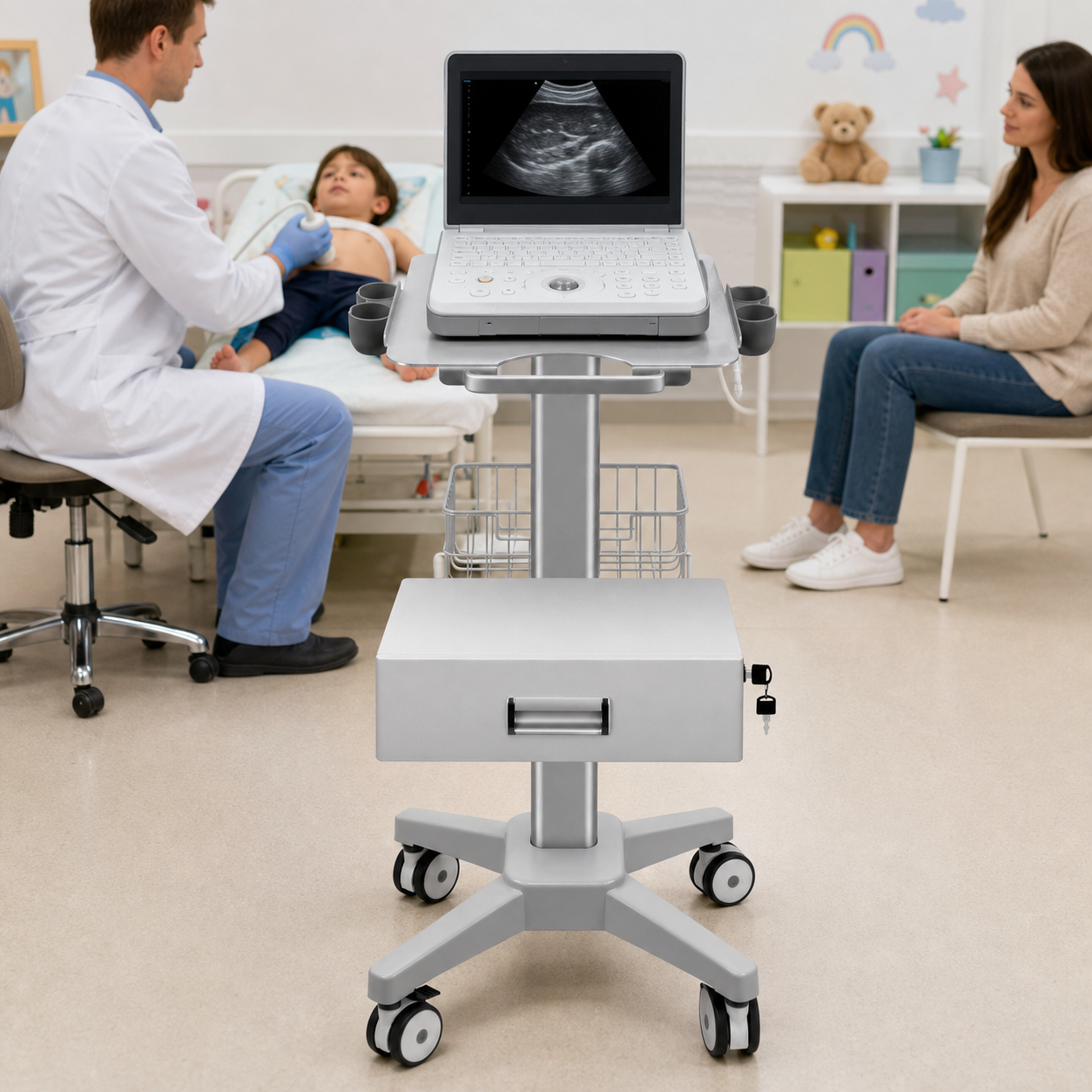 CRF CA13Z157 aluminum alloy medical cart product image 3