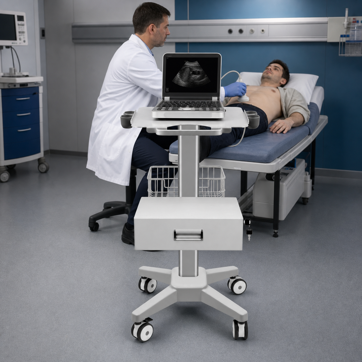 CRF CA13Z157 aluminum alloy medical cart product image 5