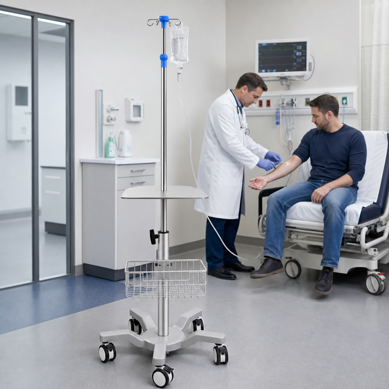 CRF CA16Z018 aluminum alloy medical cart product image 4