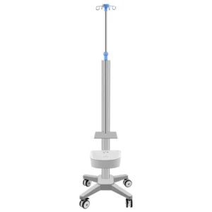 CRF CA13Z117 iv pole equipment stand with tray and storage container, illustrated equipment configuration