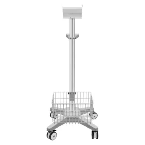 CRF CA13Z167 equipment stand with upper mount and low wire basket, illustrated equipment configuration