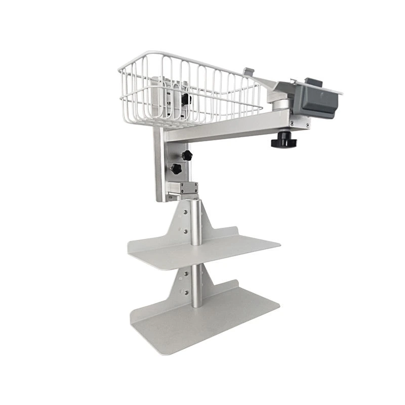 CRF CA14Z006 medical equipment mounting assembly with two trays, illustrated equipment configuration