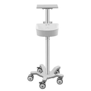 CRF CA15Z005 equipment stand with mounting plate and plastic basket, illustrated equipment configuration