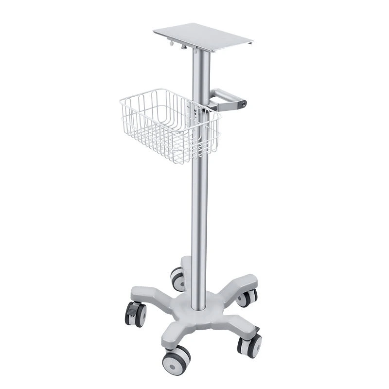 CRF CA15Z045 monitor stand with mounting plate and wire basket, illustrated equipment configuration