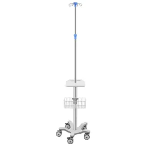 CRF CA15Z157 iv pole stand with small tray and wire basket, illustrated equipment configuration